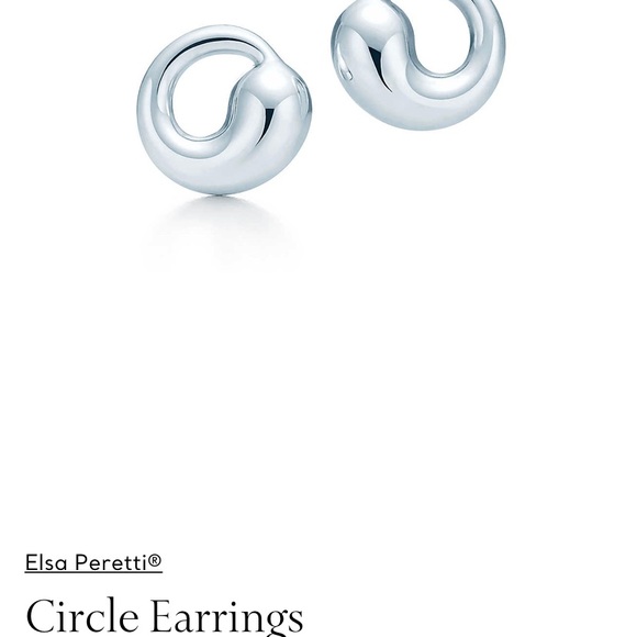 Tiffany Elsa Peretti Circle Pendant & Earrings - Picture 6 of 6